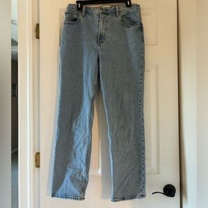 Abercrombie High Rise Straight Jeans